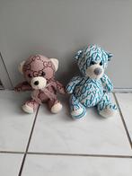 Twee Designer Knuffelberen, Gucci patroon, Kinderen en Baby's, Ophalen of Verzenden, Zo goed als nieuw, Beer