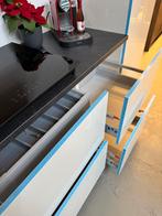 Hoogglans witte rechte keuken 360 cm, Huis en Inrichting, Keuken | Complete keukens, Ophalen, Wit, Nieuw, Enkelwandige keuken