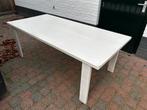 Keukentafel wit / whitewash 200 x 95 cm, Huis en Inrichting, Keuken | Complete keukens, Ophalen, Gebruikt, Wit