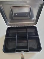 Metalen geldkistje kluisje, Ophalen of Verzenden, Gebruikt, Metaal of Blik, Overige thema's