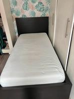Malm bed IKEA 90/200 zwart, Huis en Inrichting, Ophalen, Gebruikt, 90 cm, Eenpersoons