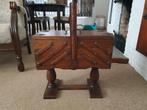houten naaibox met inhoud ,antiek vintage, Ophalen, Gebruikt, Overige typen