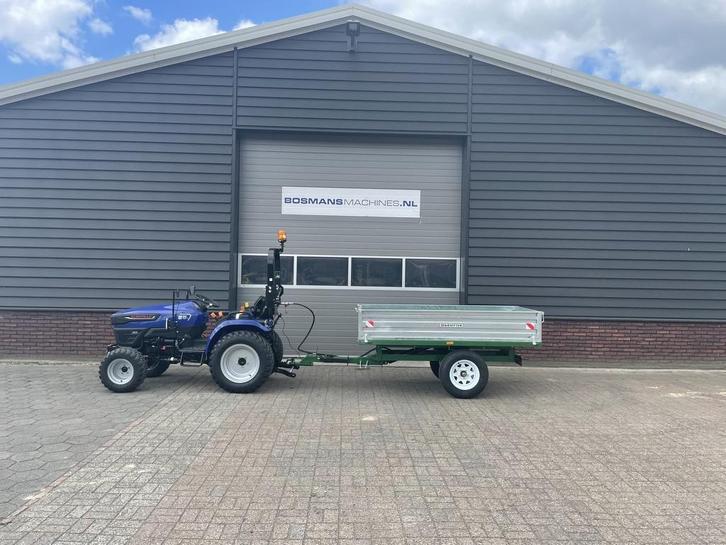 Kraffter Kipper 2.5t 1-asser voor minitractor (solis kubota, Auto's, Vrachtwagens, Bedrijf, Te koop, Aanhangers en Opleggers, Overige brandstoffen