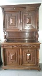 Antieke eiken buffetkast – prachtige blikvanger!, Ophalen, Renaissance/Barokstijl, Gebruikt, 100 tot 150 cm
