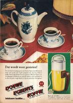 Retro reclame 1962 Douwe Egberts koffiemolen koffie, Overige typen, Ophalen of Verzenden