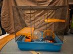 Complete hamsterkooi, Dieren en Toebehoren, Knaagdieren en Konijnen | Hokken en Kooien, Kooi, Minder dan 75 cm, Zo goed als nieuw