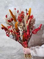 Droogbloemen droogboeket gedroogde bloemen webwinkel rood, Ophalen of Verzenden, Y, G, G