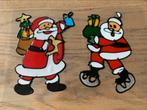 Kerst - Raamstickers - Herbruikbaar, Ophalen of Verzenden, Zo goed als nieuw