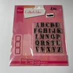Snijmal Marianne design met alfabet stempel, Hobby en Vrije tijd, Stempelen, Ophalen of Verzenden, Zo goed als nieuw, Clearstamp