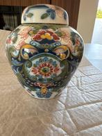 Makkum aardewerk pot met deksel, Antiek en Kunst, Ophalen of Verzenden