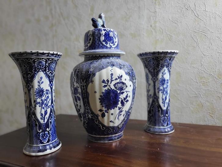 delfts blauw kaststel, Antiek en Kunst, Antiek | Vazen, Ophalen of Verzenden