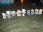 9 aardewerk mini bierpullen, Antiek en Kunst, Ophalen of Verzenden