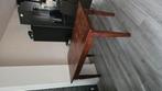 Houten eettafel met lade, Huis en Inrichting, Tafels | Sidetables, Ophalen, Gebruikt, 25 tot 50 cm, Rechthoekig