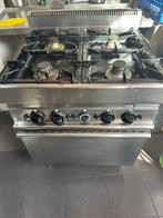 Professioneel 4-pits gasfornuis met oven – Modular – Horeca, Witgoed en Apparatuur, Fornuizen, 60 cm of meer, Ophalen of Verzenden