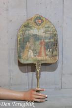 Antieke zijde handwaaier, Ophalen of Verzenden