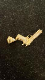 14 k gouden pistool hanger 11,3 gram, Sieraden, Tassen en Uiterlijk, Kettinghangers, Nieuw, Goud, Goud, Ophalen of Verzenden