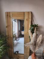 Grote staande spiegel met houten lijst, Huis en Inrichting, Woonaccessoires | Spiegels, Zo goed als nieuw, Ophalen