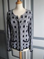 Grijs/zwart vestje LUCIA maat L, Kleding | Dames, Maat 42/44 (L), Ophalen of Verzenden, Zo goed als nieuw, Grijs