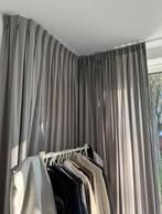 Grijze gordijnen, Huis en Inrichting, Ophalen, Zo goed als nieuw, Grijs, 200 cm of meer