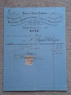 Originele rekening 1894 Amsterdam Baptist Valleggia Matras, Antiek en Kunst, Ophalen of Verzenden
