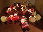 Vintage kerstverlichting kerstmannetjes en sneeuwpopjes 20 d, Diversen, Kerst, Ophalen of Verzenden, Zo goed als nieuw