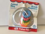 Fisher price 430 Animal Ring in verpakking, Ophalen of Verzenden, Zo goed als nieuw, Rammelaar