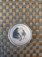 Zilveren Lunar Munt 2016 - Jaar van de Aap, Postzegels en Munten, Munten | Oceanië, Ophalen of Verzenden, Losse munt, Zilver