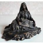 Franz iffland 1862-1935 sculptuur Moeder met Kind - Brons, Ophalen of Verzenden