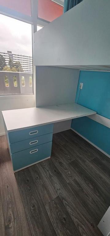 Ikea Hoogslaper met bureau 90x200 cm beschikbaar voor biedingen