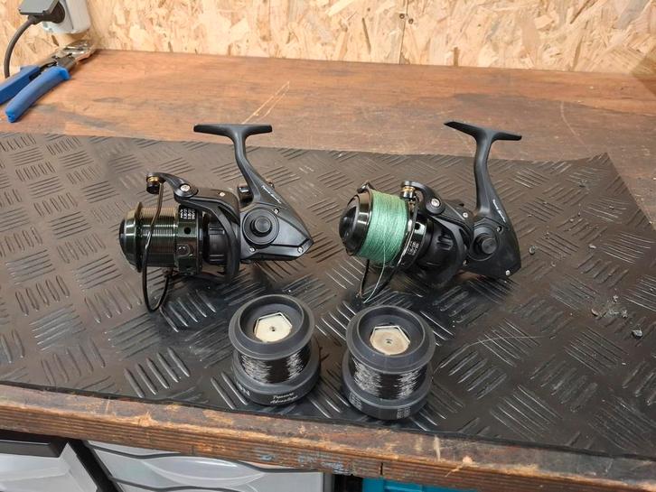 Te Koop: Lion Treasure Advantage mini BigPit molens setprijs, Watersport en Boten, Hengelsport | Witvissen, Zo goed als nieuw