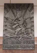 Militaria 2WO  -  bordje bevrijding, Verzamelen, Ophalen of Verzenden, Nederland