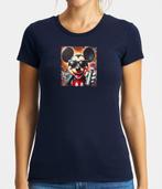Mickey Mouse T-shirt dames XS,S,M,L,XL,2XL,3XL Nieuw, Overige kleuren, Verzenden, Maat 46/48 (XL) of groter, Nieuw