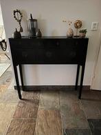 Zwart Chinese Sidetable, Huis en Inrichting, Tafels | Sidetables, Ophalen, 50 tot 100 cm, Zo goed als nieuw, 25 tot 50 cm
