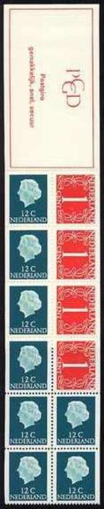 Nederland Postzegelboekje 8aF Telblok postfris, Postzegels en Munten, Postzegels | Nederland, Na 1940, Ophalen of Verzenden, Postfris