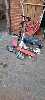 2x step 2x penny bord 1x space scooter 1x wave bord, Fietsen en Brommers, Steps, Ophalen, Gebruikt
