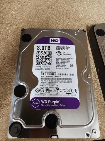 3x Western Digital Purple 3TB