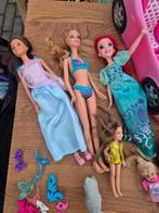 Barbies met auto, Ophalen of Verzenden, Zo goed als nieuw, Barbie