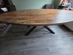 Ovale Eettafel 130x250 cm, Huis en Inrichting, Tafels | Eettafels, Ophalen, Gebruikt, 100 tot 150 cm, 200 cm of meer