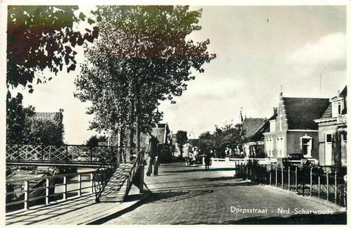 (304-238-033) Noord-Scharwoude Dorpsstraat, Verzamelen, Ansichtkaarten | Nederland, Noord-Holland, Verzenden