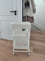 Selling Ikea shelf / Rolkar RASKOG white, Huis en Inrichting, Woonaccessoires | Krantenbakken en Lectuurbakken, Ophalen, Zo goed als nieuw