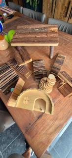 Hamsterkooi accessoires hout, Ophalen, Zo goed als nieuw