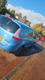 EXPORT ! (Defect moter) Renault Grand Scenic 7persoons, Auto's, Zwart, Blauw, Leder en Stof, Particulier