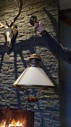 Industriële lamp, Huis en Inrichting, Minder dan 50 cm, Zo goed als nieuw, Ophalen, Glas