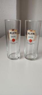 Alfa bierglazen, Ophalen of Verzenden, Zo goed als nieuw, Glas of Glazen, Overige merken