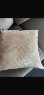 Claudi kussens | beige zwart | nieuw, Ophalen, Zo goed als nieuw, Beige, Vierkant