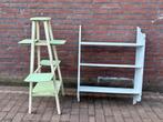 Vintage Houten Plantenstandaard, Ophalen of Verzenden, Gebruikt