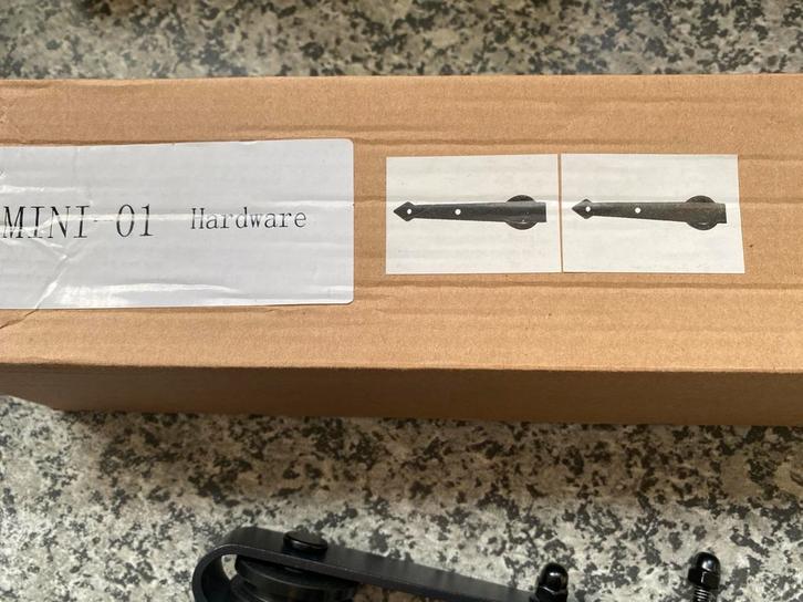 Schuifdeur beslag, nieuw in doos (2 stuks), Doe-het-zelf en Verbouw, Deuren en Horren, Nieuw, Overige typen, Minder dan 200 cm