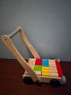 Houten Loopkar met Blokken, Kinderen en Baby's, Ophalen
