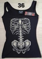 GOTHIC TOPS ALTERNATIEF RESTYLE SPIRAL ENZ 36 38 ZWART, Kleding | Dames, Tops, Zwart, Nieuw, Ophalen of Verzenden, Maat 36 (S)