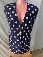 Blazer donkerblauw polka Dot - Maat 38 - Kreymborg, Blauw, Nieuw, Ophalen of Verzenden, Jasje